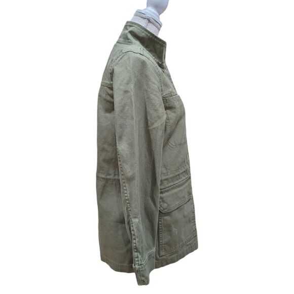 NWOT Madewell Military-Inspired Canvas Dispatch Jacket A1068 Size XS ARMY Green - Picture 4 of 12